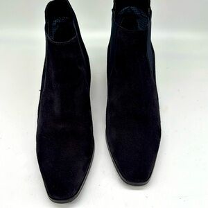 Aquatalia navy suede boots 9 1/2